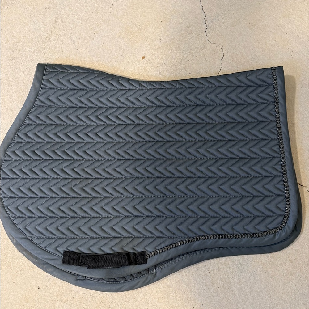 Gray Quilted Saddle Pad